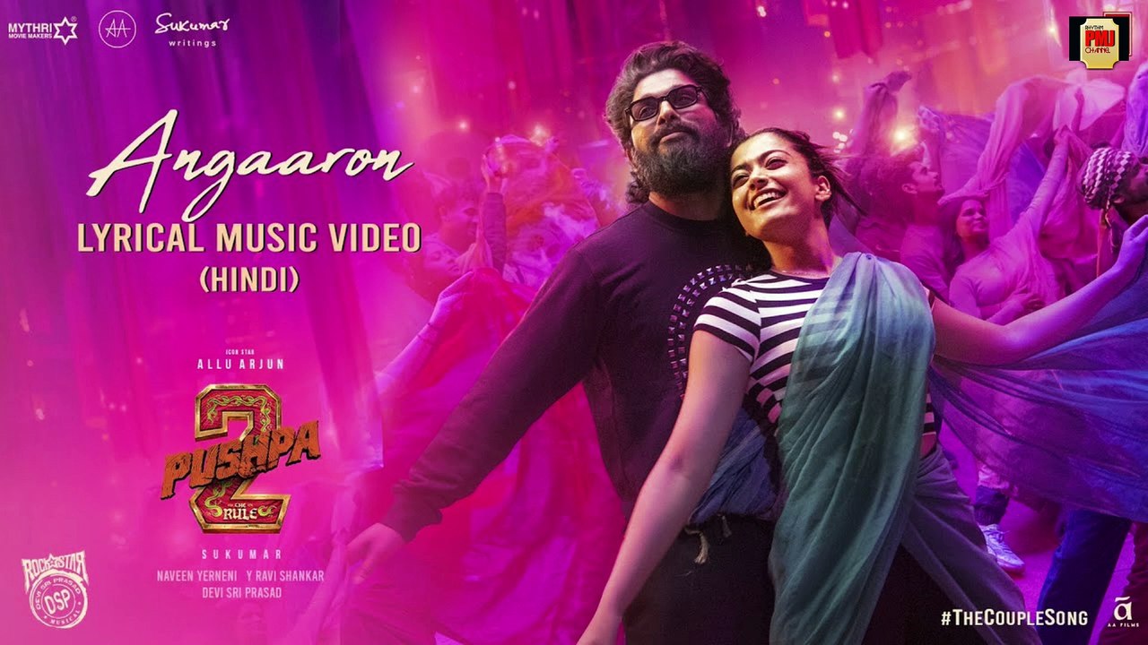 Angaaron (The Couple Song) Lyrical Video | Pushpa 2 The Rule | Allu Arjun | Rashmika | Sukumar
