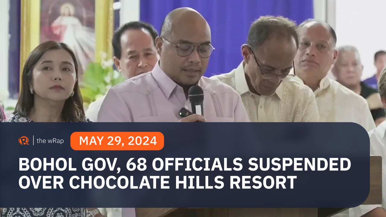 Ombudsman Suspends Bohol Governor and 68 Officials Over Chocolate Hills Project Issues