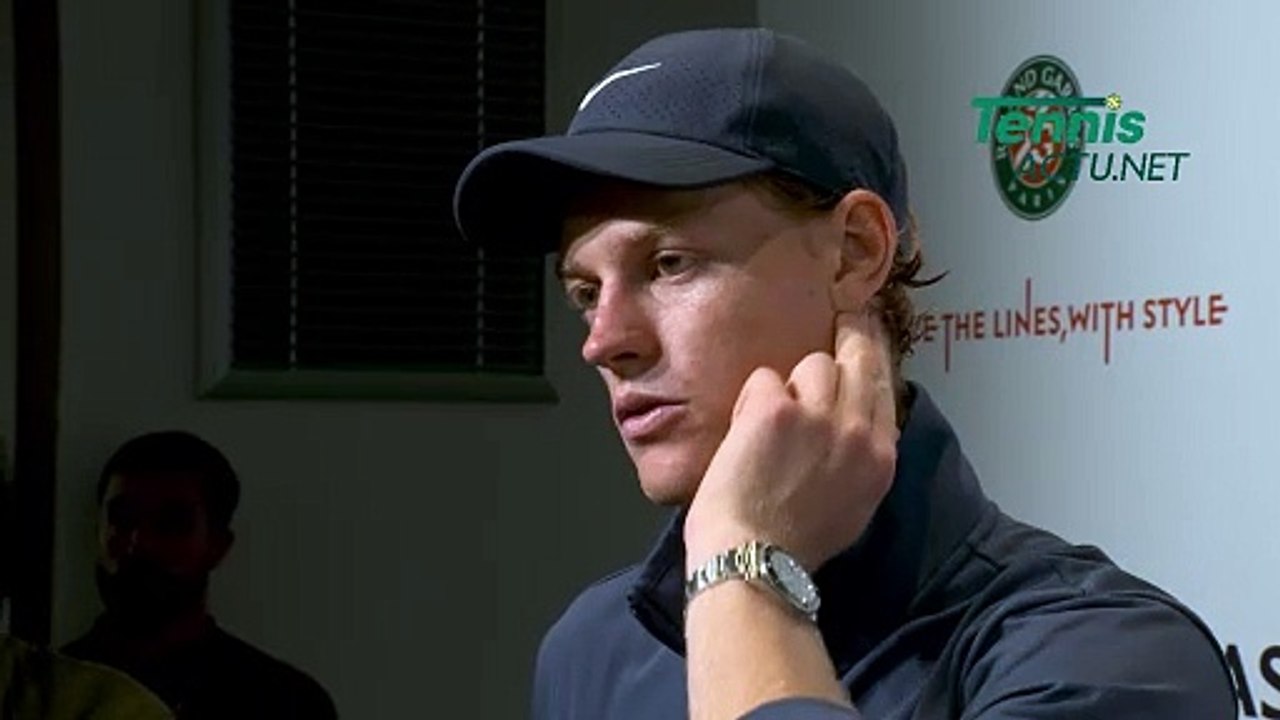 Tennis - Roland-Garros 2024 - Jannik Sinner : "Against Richard Gasquet... The crowd has been fair"