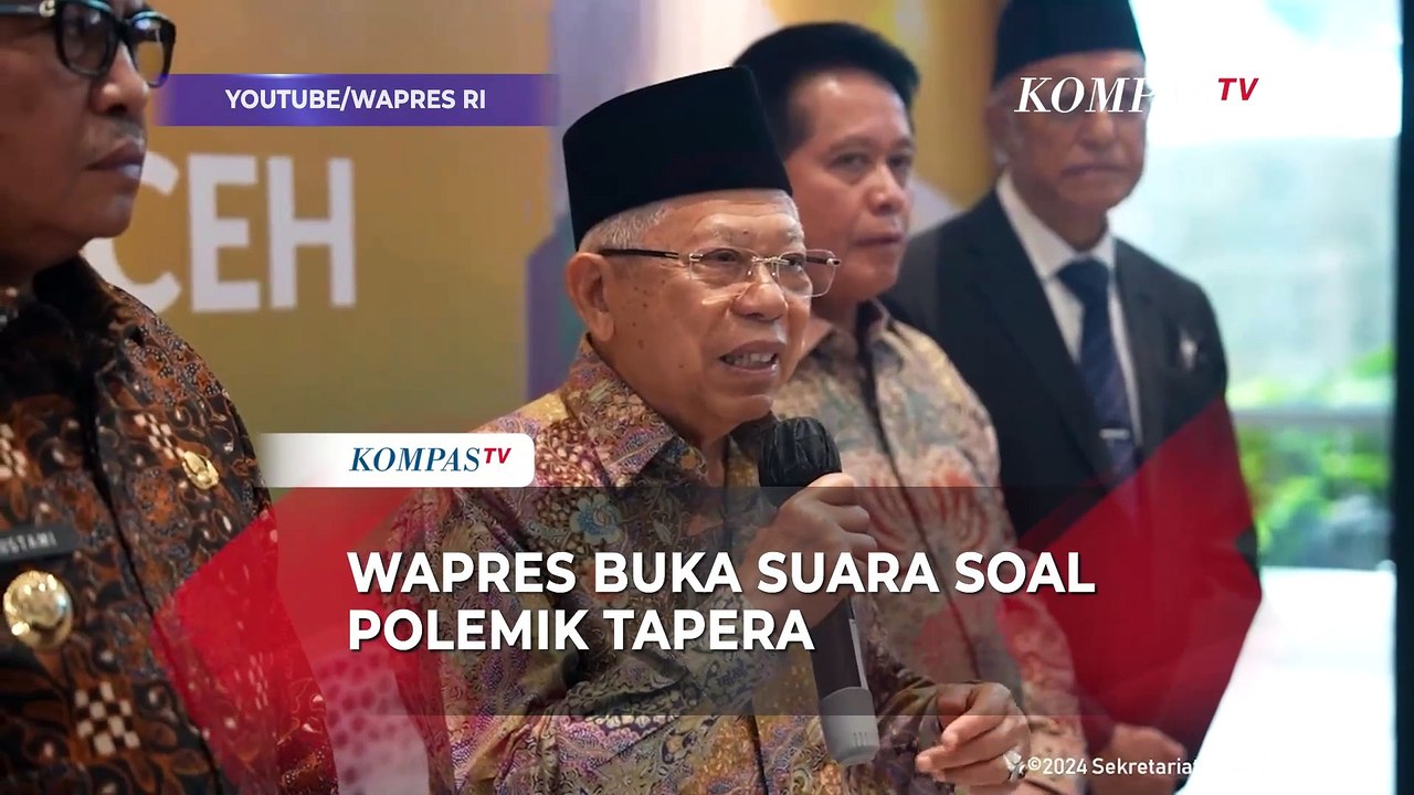 Wapres Buka Suara soal Tapera: Bagi yang Tak Perlu, Dananya Bisa Jadi Tabungan