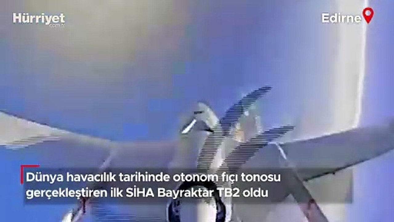 Bayraktar TB2,  otonom fıçı tonosu gerçekleştirdi