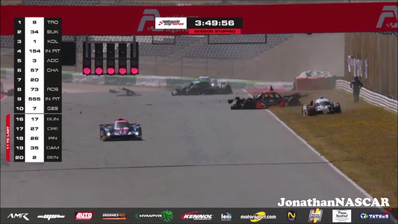 Huge Crash Portimao 2024 Ultimate Cup Series Prototype Cup