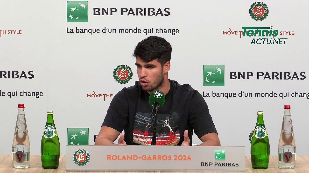 Tennis - Roland-Garros 2024 - Carlos Alcaraz : " I don't like night session"