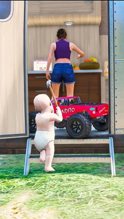 GTA V _ Baby teach us love in its purest form Part-39 _ #shorts  #gta #gtavfacts #babyanimals