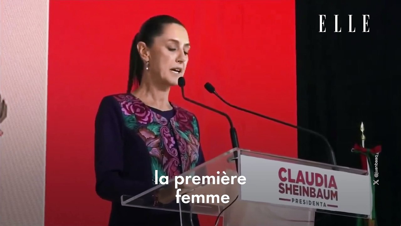Claudia Sheinbaum, première femme présidente du Mexique