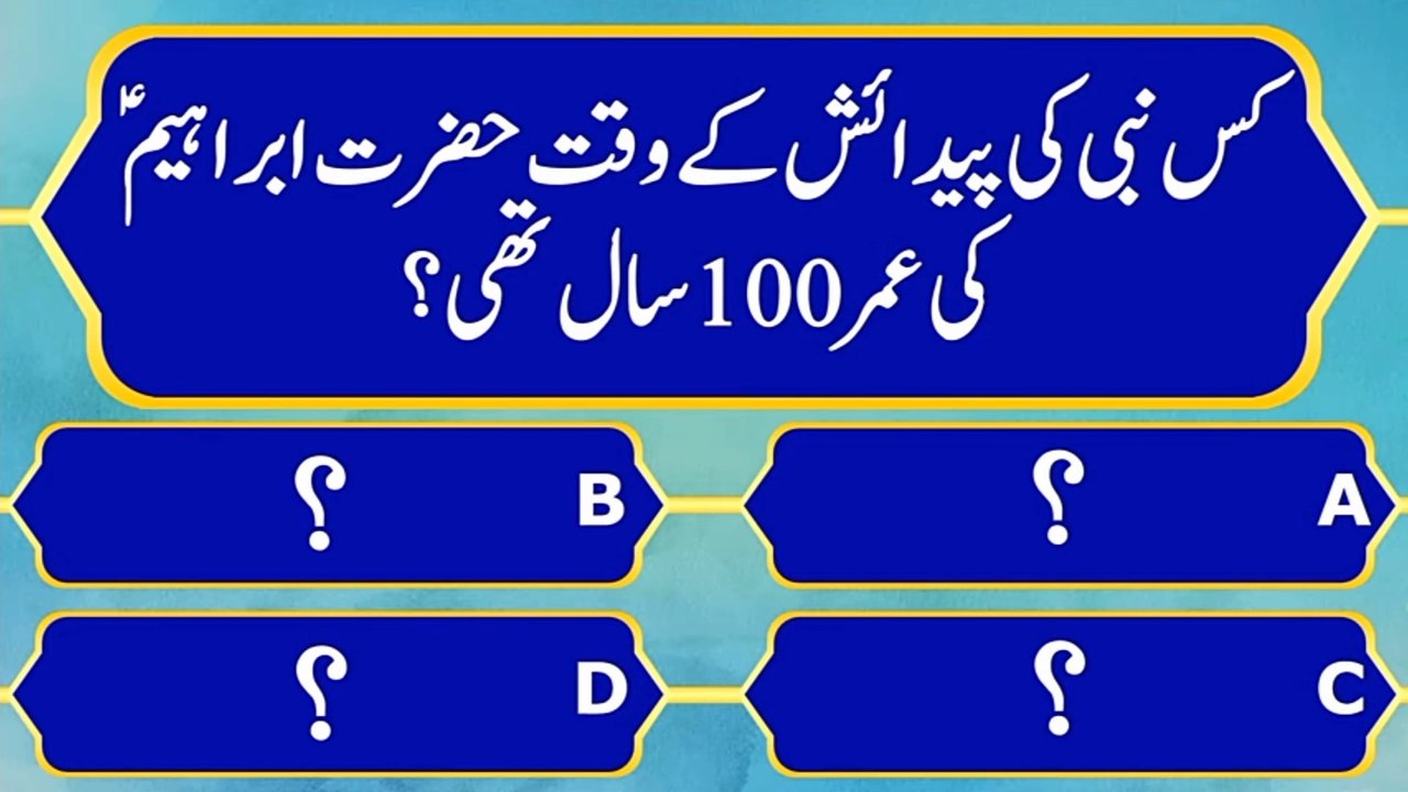 Islamic Urdu Quiz | Question and Answer