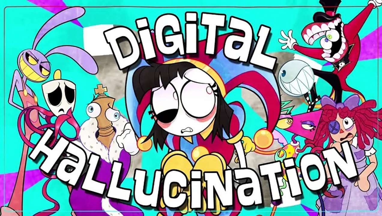 【 The Amazing Digital Circus Song 】 Digital Hallucination ( LYRIC VIDEO )