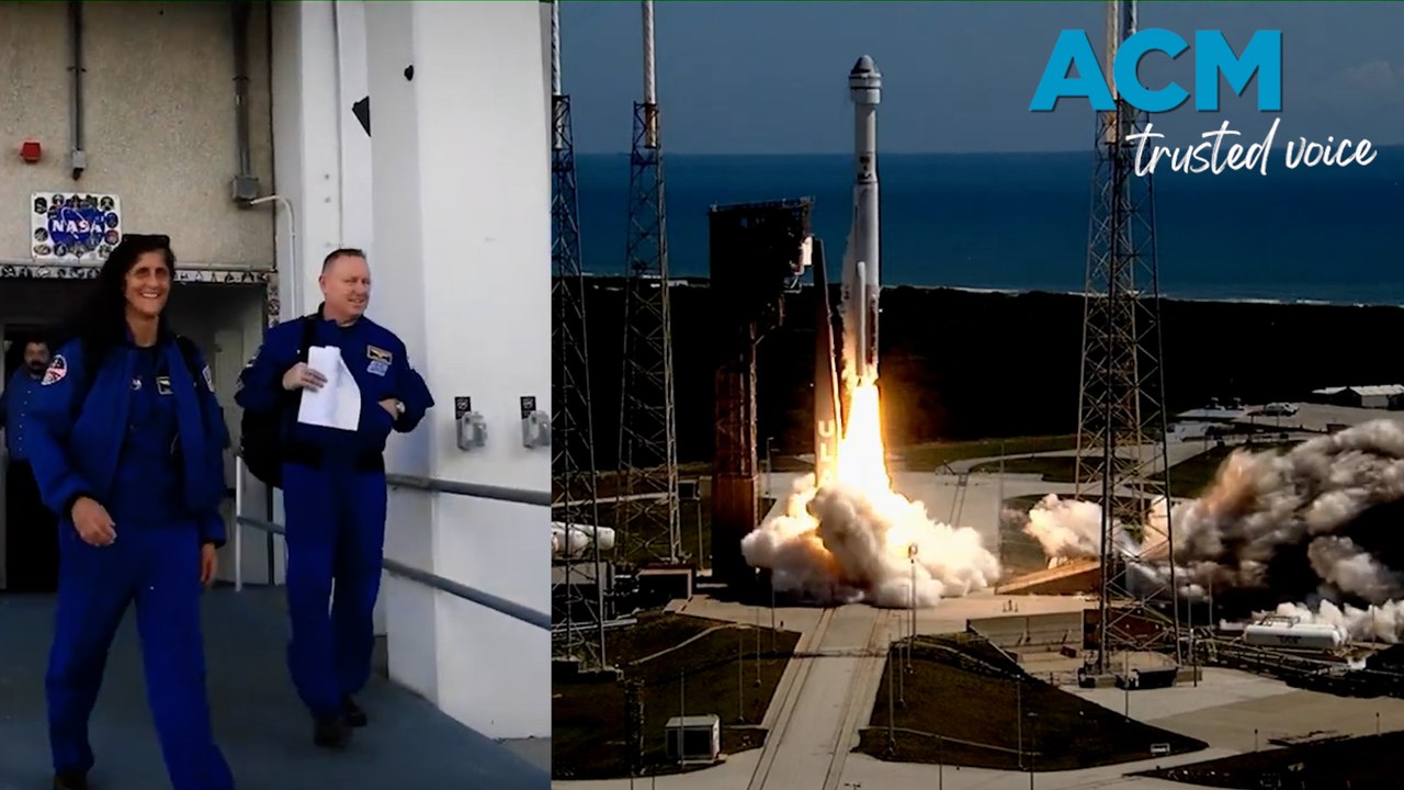 Boeing launches first crewed space flight