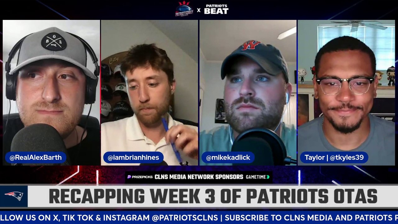 LIVE: Recapping Week 3 of OTAs: Drake Moves Up Depth Chart | Patriots Daily x Patriots Beat