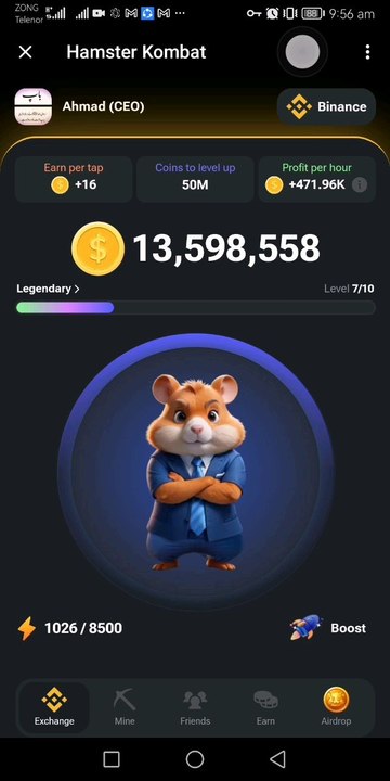 Hamster kombat Daily Combo 3 card 6-6-24