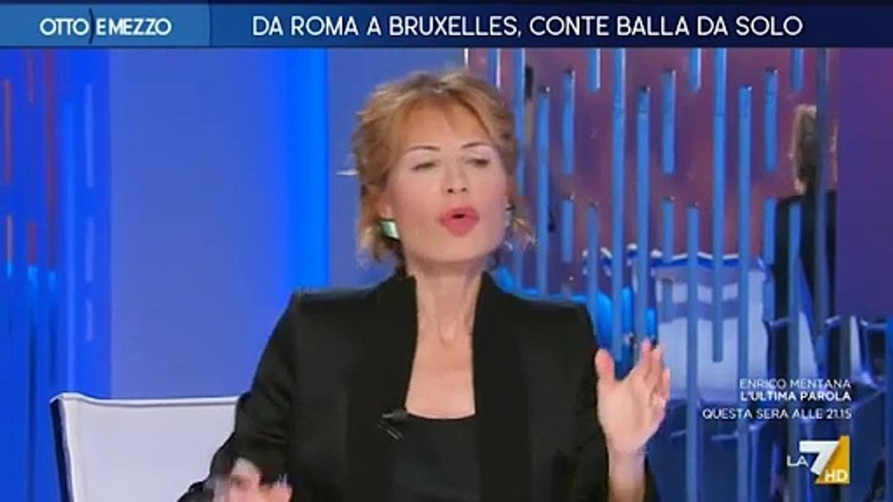 Lilli Gruber rimprovera Sechi e Conte: «Siete molto indisciplinati»