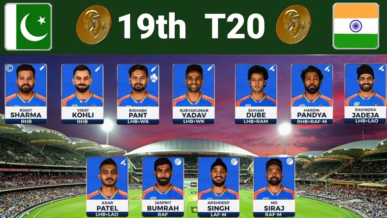 T20 World Cup Live: Pakistan Vs India Live, 19th T20 || PAK Vs IND Playing & Pitch Rreport