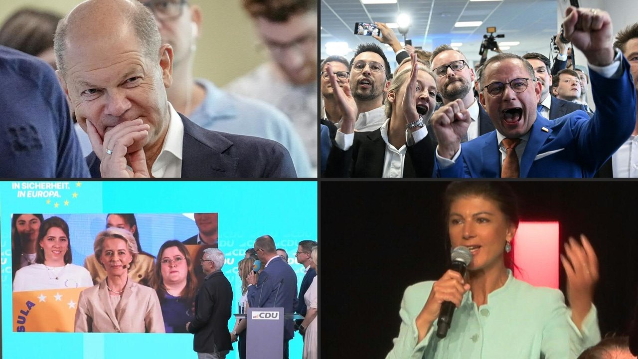 EU-Wahl: Ampel abgestraft - AfD hinter Union auf Platz zwei