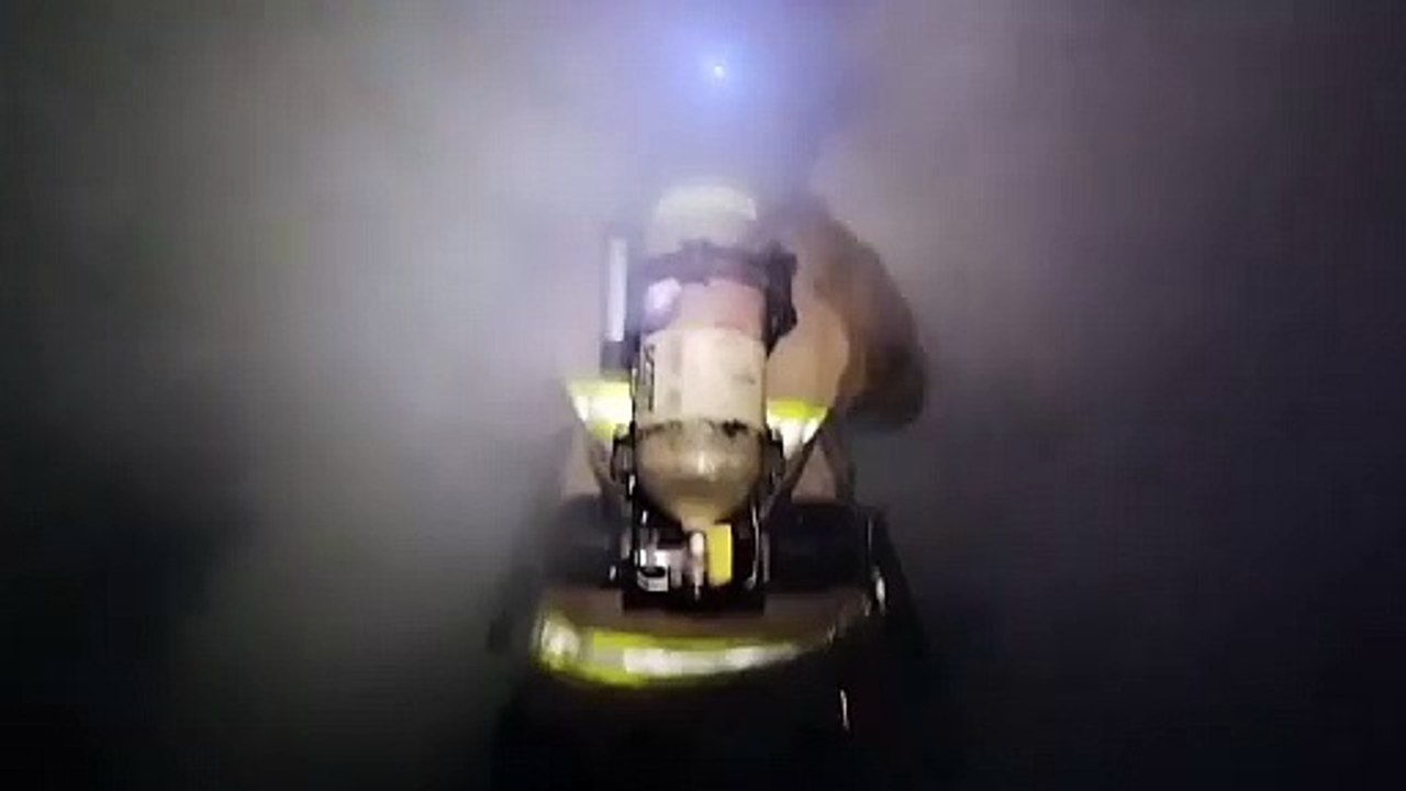 Incendio estructural en zona 7