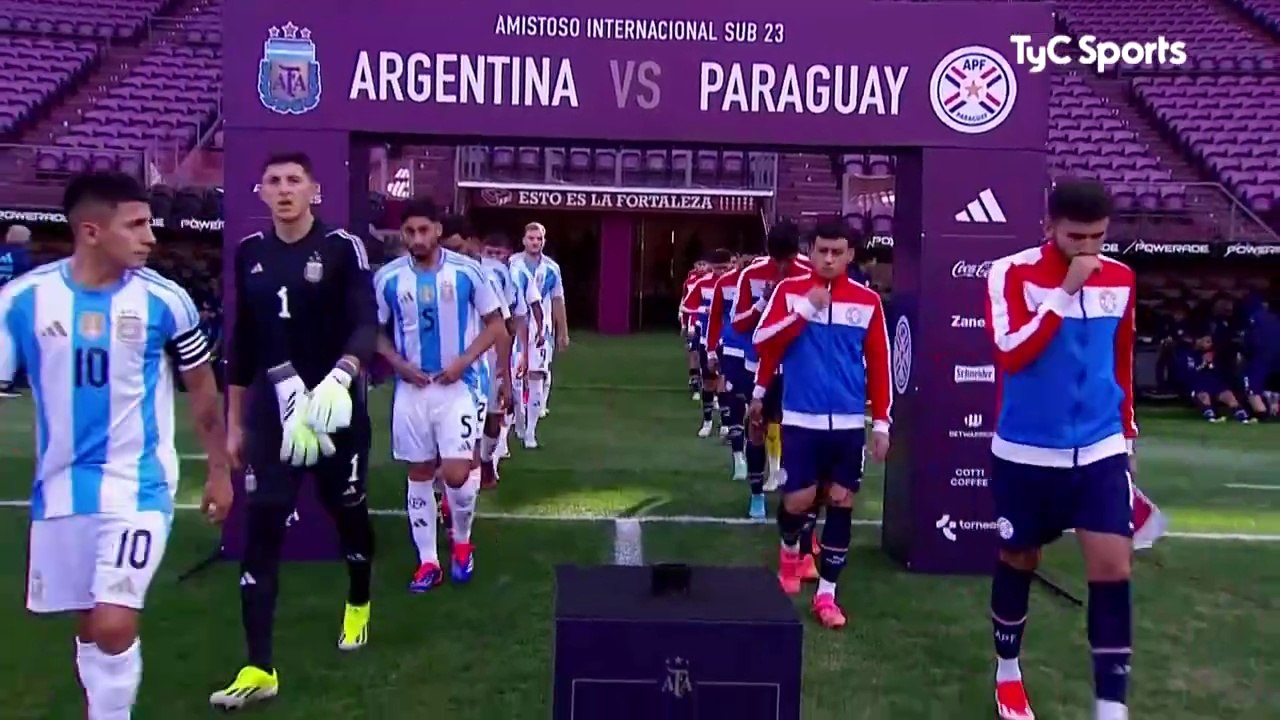 Argentina Sub-23 2-0 Paraguay Sub-23 | DOBLETE DE GIULIANO SIMEONE | Amistoso Internacional 2024