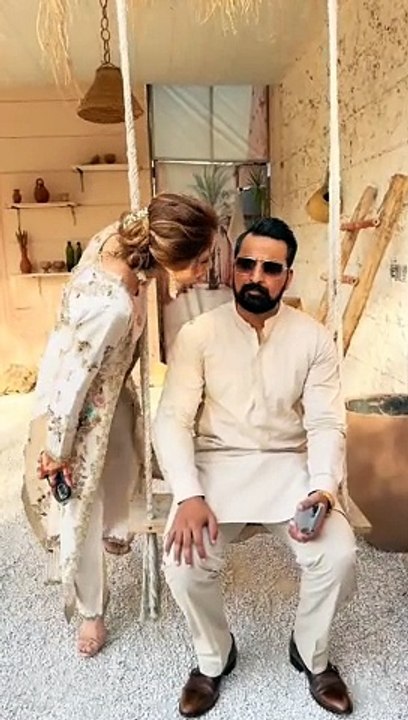 Beautiful couple Rajab EMAN and ghazal Jawad ❤️