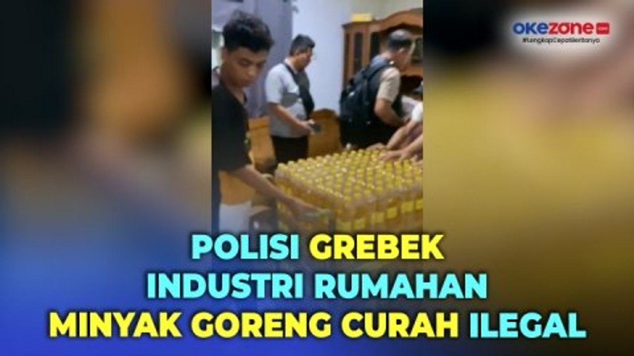 Polisi Grebek Rumah Industri Minyak Goreng Curah Ilegal di Malang, Dua Pelaku Ditangkap