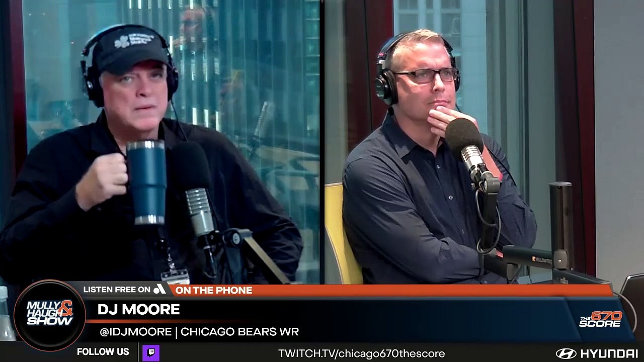 Bears star DJ Moore checks in, praises Caleb Williams' progress