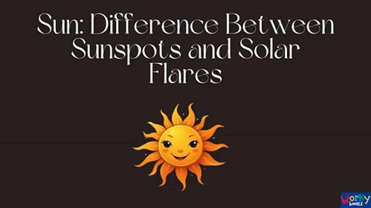 Sun Difference Between Sunspots and Solar Flares