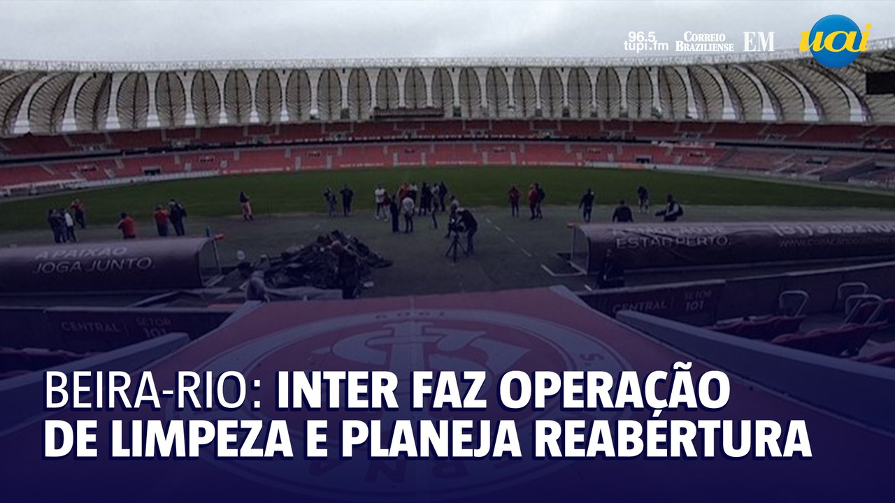 Internacional mostra situação do Estádio Beira-Rio