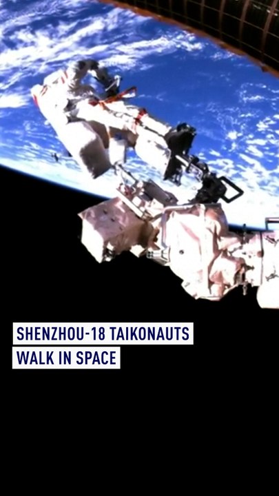 China unveils spacewalk of Shenzhou-18 astronauts