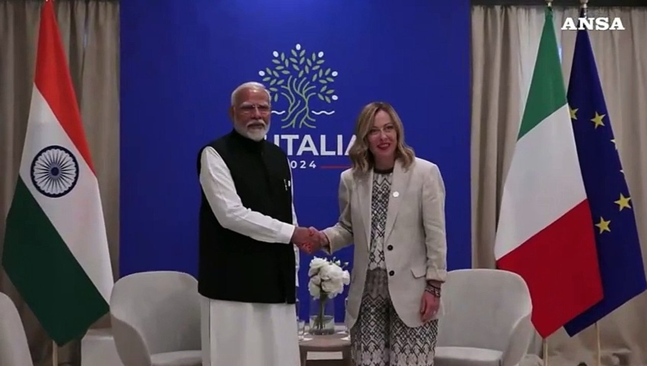 G7, bilaterale tra Meloni e Modi a margine del summit