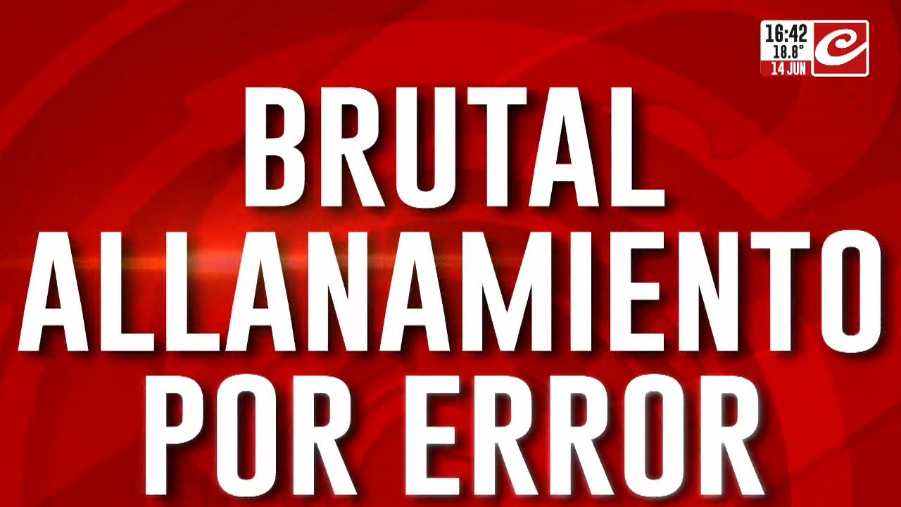 Le allanaron la casa a una jubilada por error: se descompensó del susto