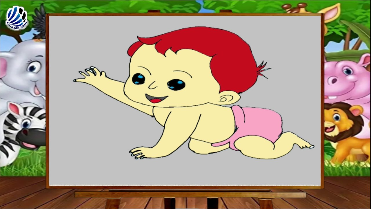 How To Draw A Baby Boy | Easy Way To Draw A Baby