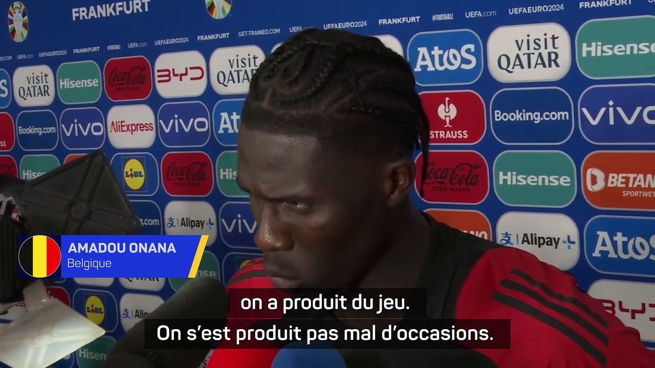 Onana : "Une grosse déception"