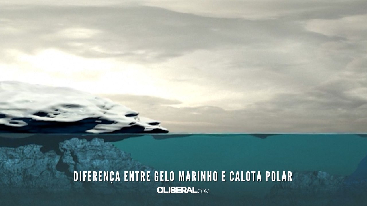 Diferença entre gelo marinho e calota polar