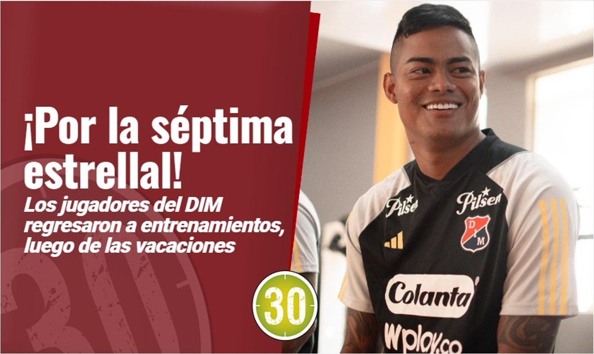 ¡Por la séptima estrella! DIM volvió a prácticas luego de las vacaciones