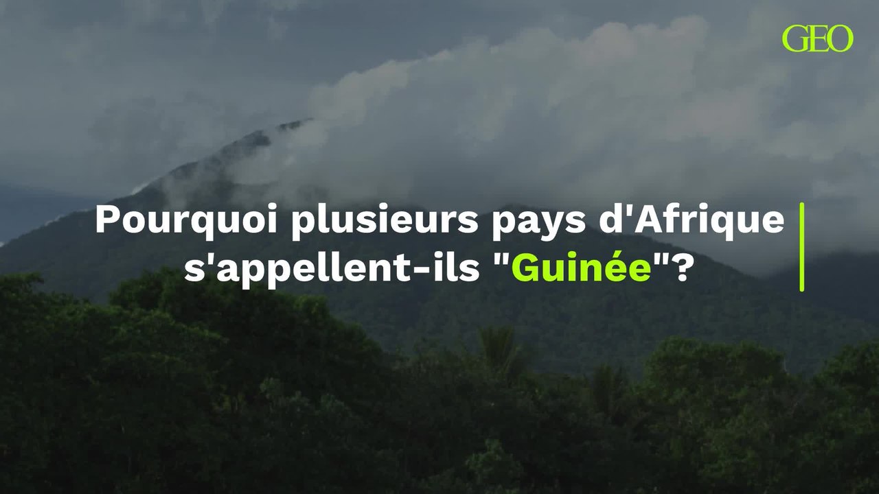 Pourquoi plusieurs pays d'Afrique s'appellent-ils "Guinée"?