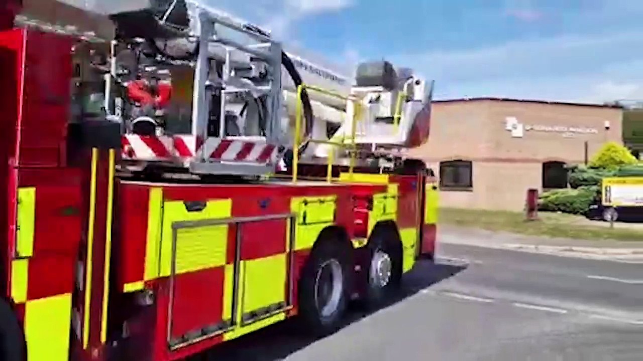 Burgess Hill major fire - then and now