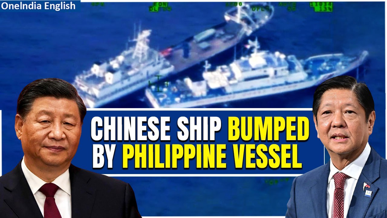 China Blames Philippines For Ship Collision In South China Sea, Manila Denies The Accusation