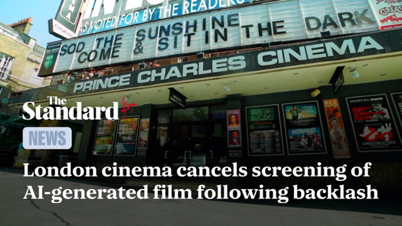 London cinema cancels screening of AI-generated film following backlash