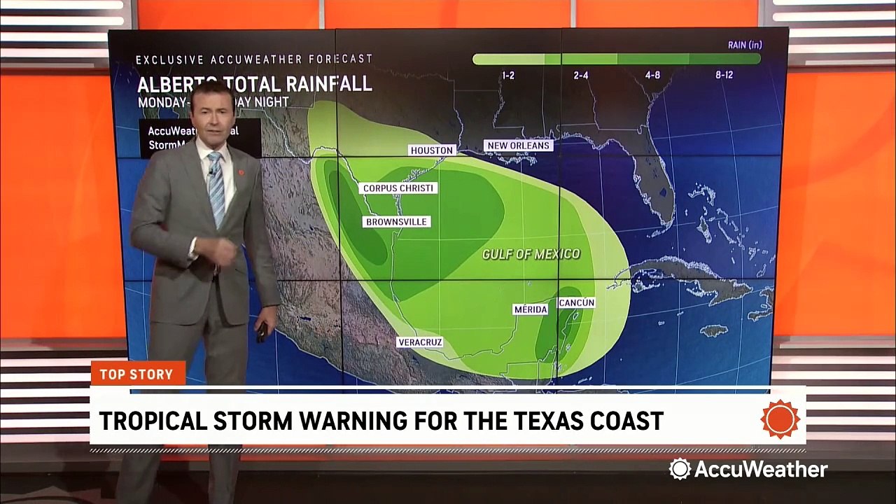 Alberto causes coastal flooding in Texas