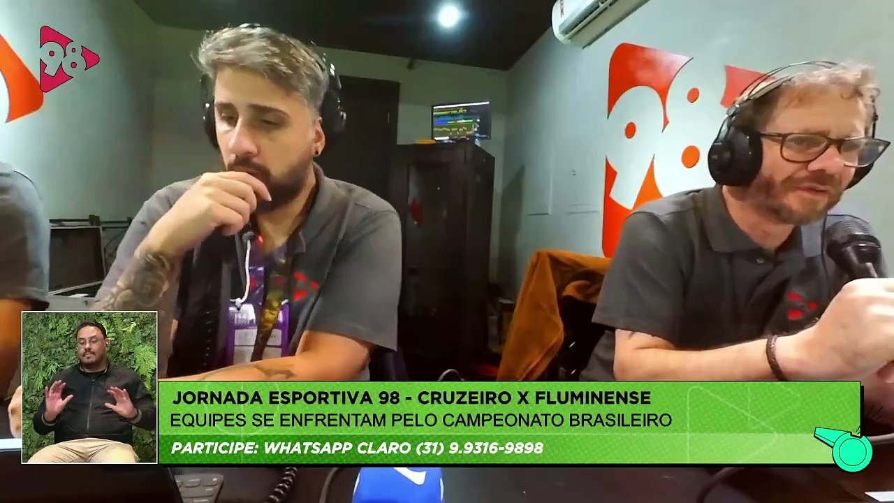 Jornada Esportiva 98 - Cruzeiro vs Fluminense 19/06/24