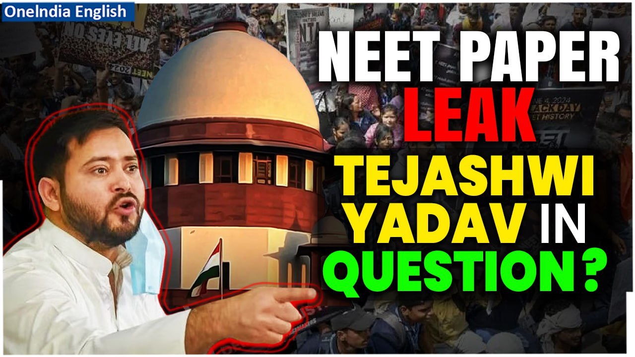 NEET Paper Leak Controversy: Bihar’s Deputy CM Targets Tejashwi Yadav, Questions Connection| Watch