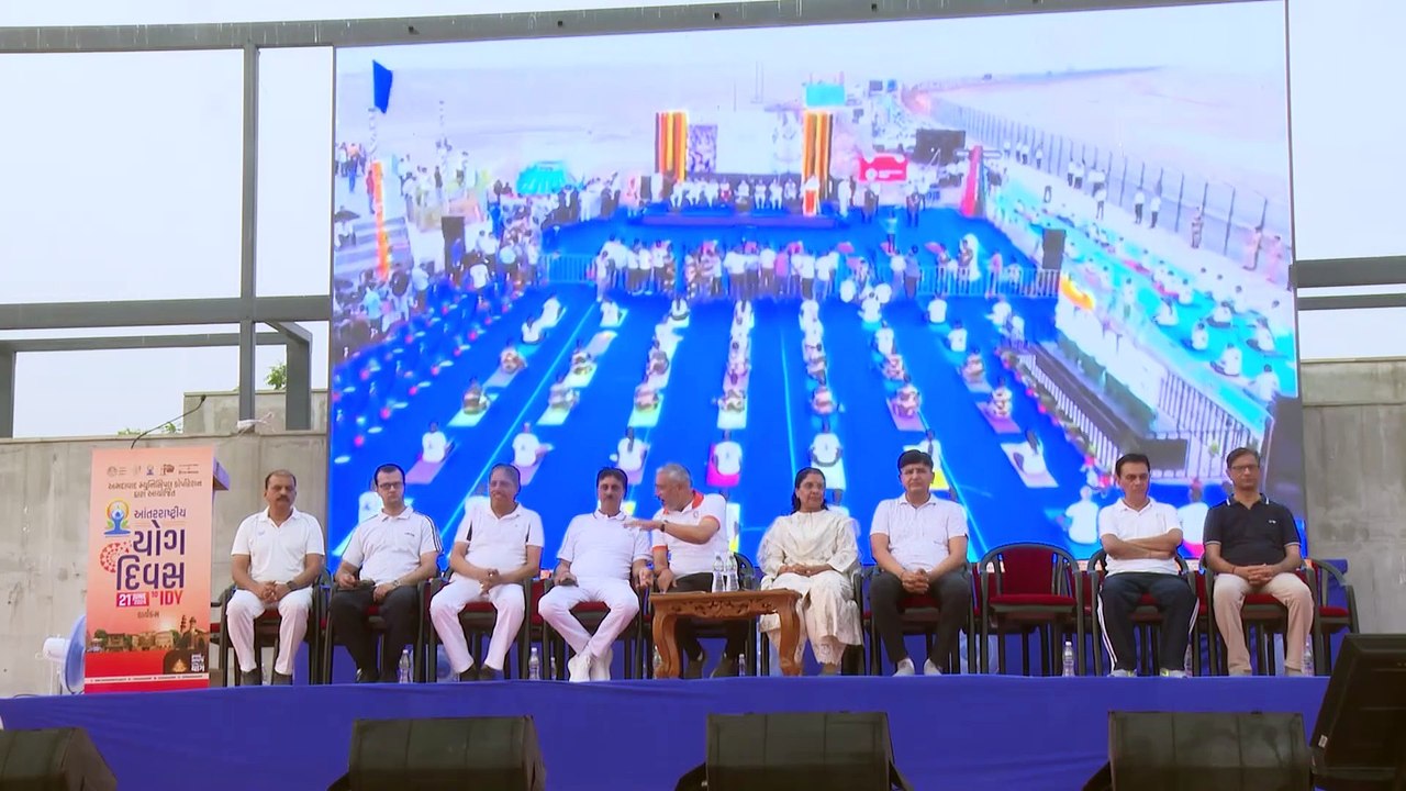 AHMEDABAD SABARMATI RIVERFRONT INTERNATIONAL YOG DAY CELEBRATION BY JAGDISH VISHWAKARMA