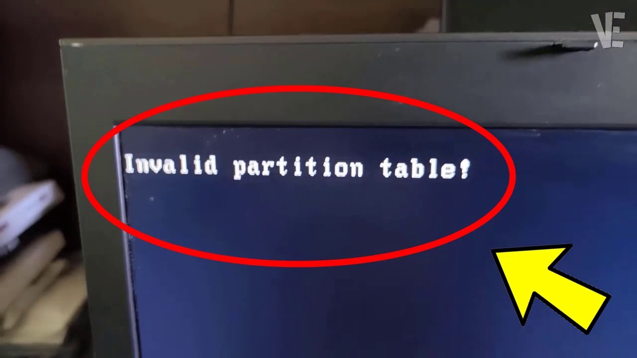 How To Fix Invalid partition table Error (Dell , Hp , Lenovo , Acer ...)