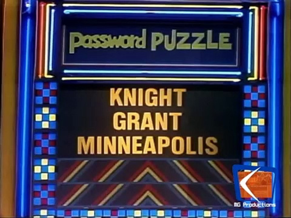 Password Plus (Ep. 310) (3-14-1980) (All Star Week) (Carol Burnett/Vicki Lawrence vs. McLean Stevenson/Joanna Gleason) (Day 5)