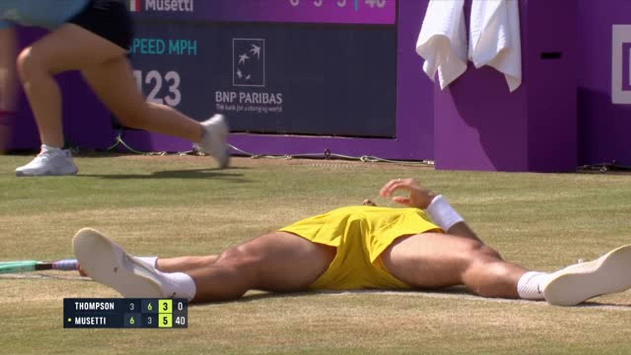 Queen's - Musetti domine Thompson et accède la finale