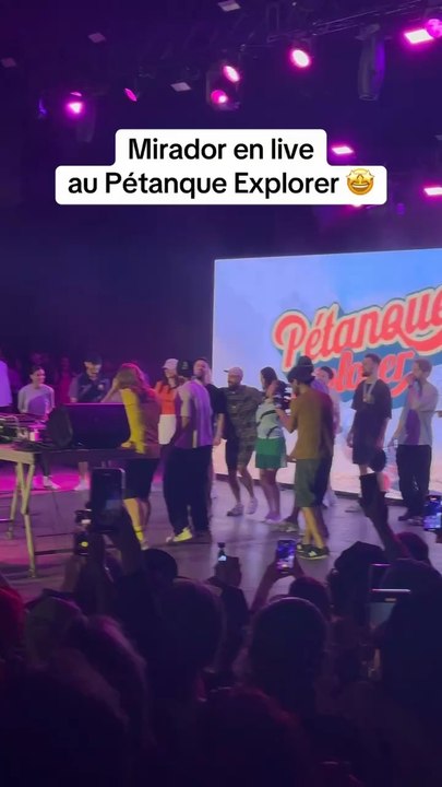 Freddy Gladieux chante en live Mirador au Pétanque Explorer !