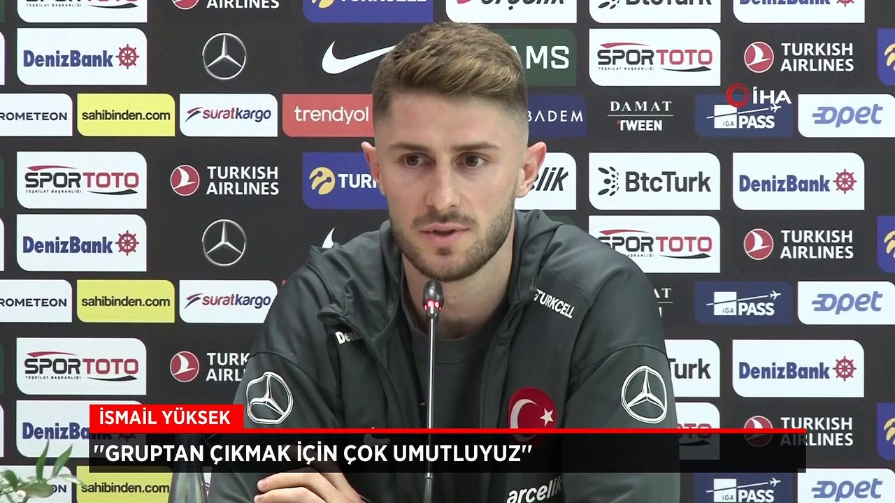İsmail Yüksek: Gruptan çıkmak için çok umutluyuz