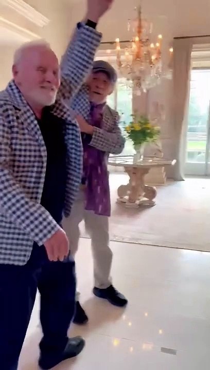 Anthony Hopkins e Ian McKellen