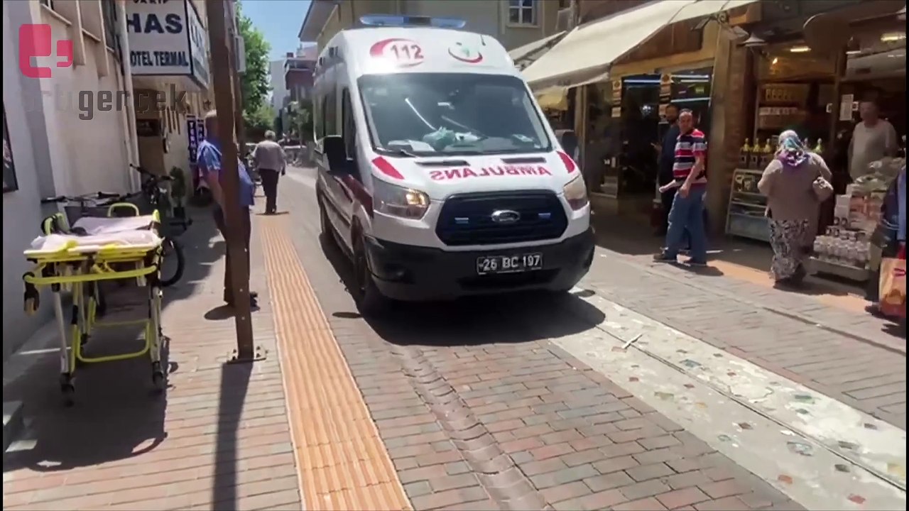 40 derecede hamama gitti, kalbi durdu