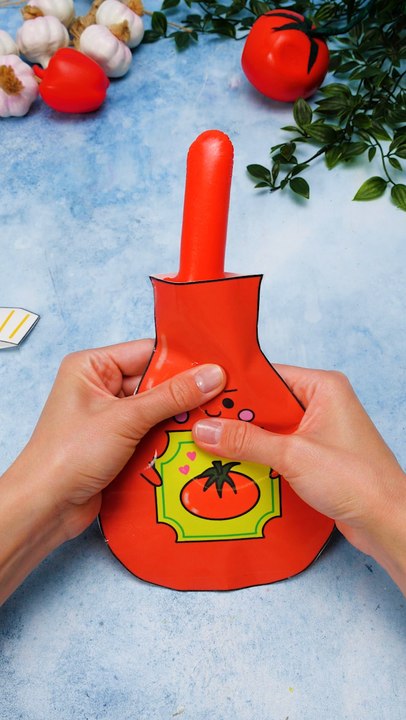 Squishy Infini Ketchup DIY ️ #artisanat