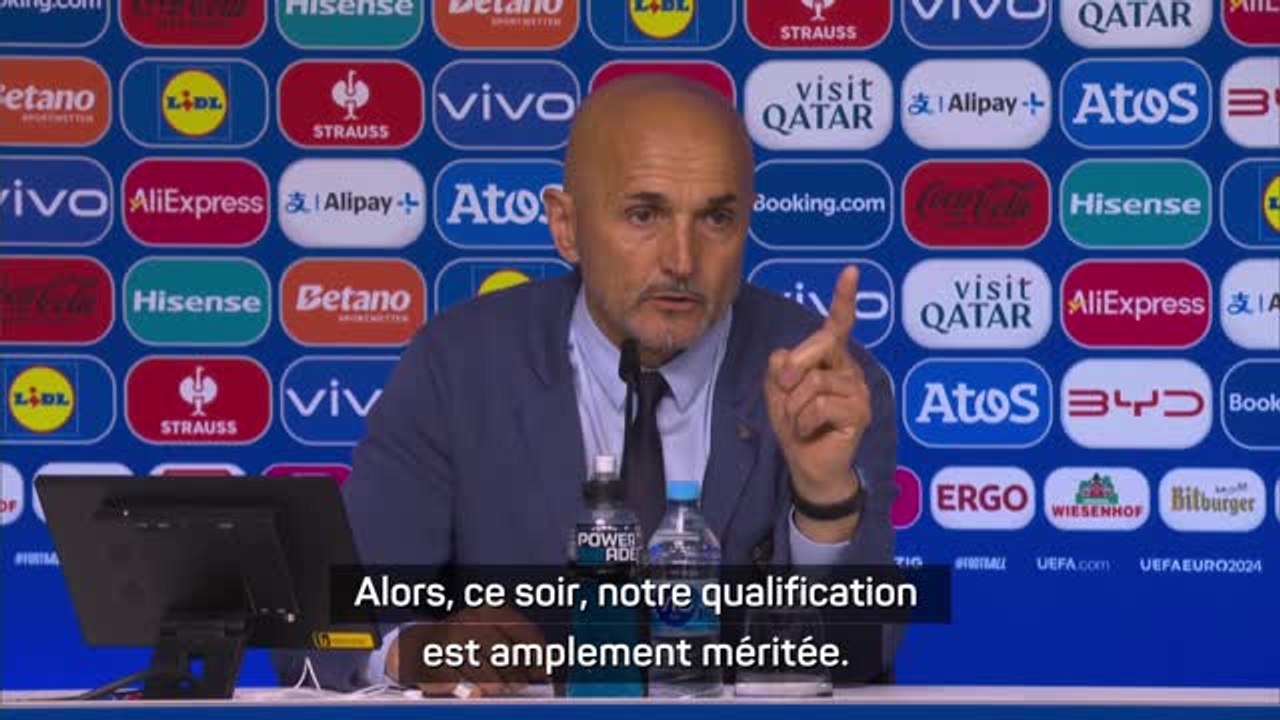Italie - Spalletti : "C'est mérité !"