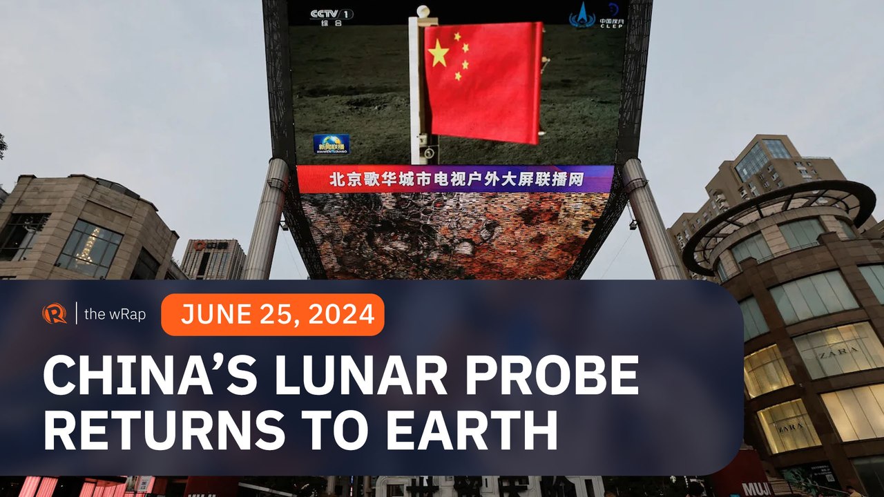 China's Chang'e-6 moon probe lands back on Earth