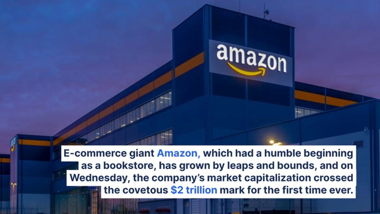 Here's How Much Jeff Bezos Is Worth Now As Amazon's Valuation Crosses $2 Trillion Threshold For First Time